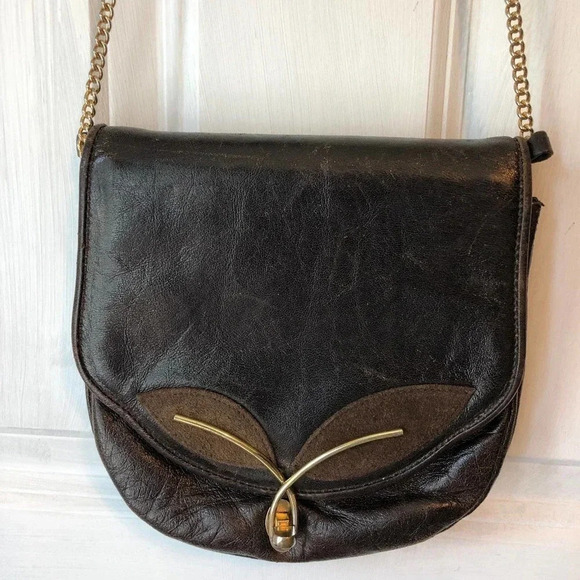 Rare Vintage Dofan Genuine Leather Made in France Crossbody Bag - Picture 1 of 7